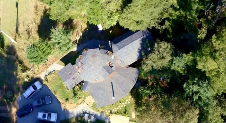 Venta de cómoda y acogedora casa en parcela - 02 casa domo geodesico pucon vista aerea