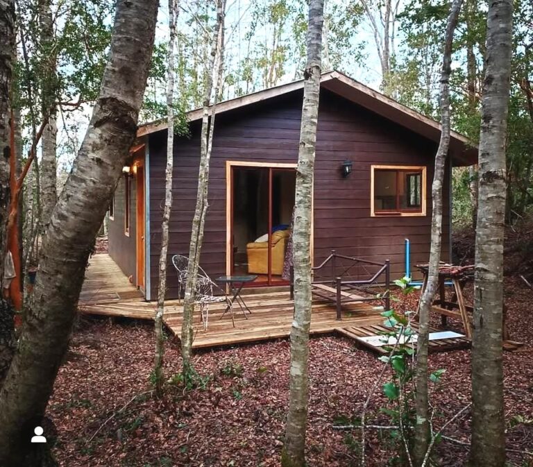 Tres casas en venta en Caburgua — Parcela de 5.000 m² - 03 casas caburgua lago fachada casa 3