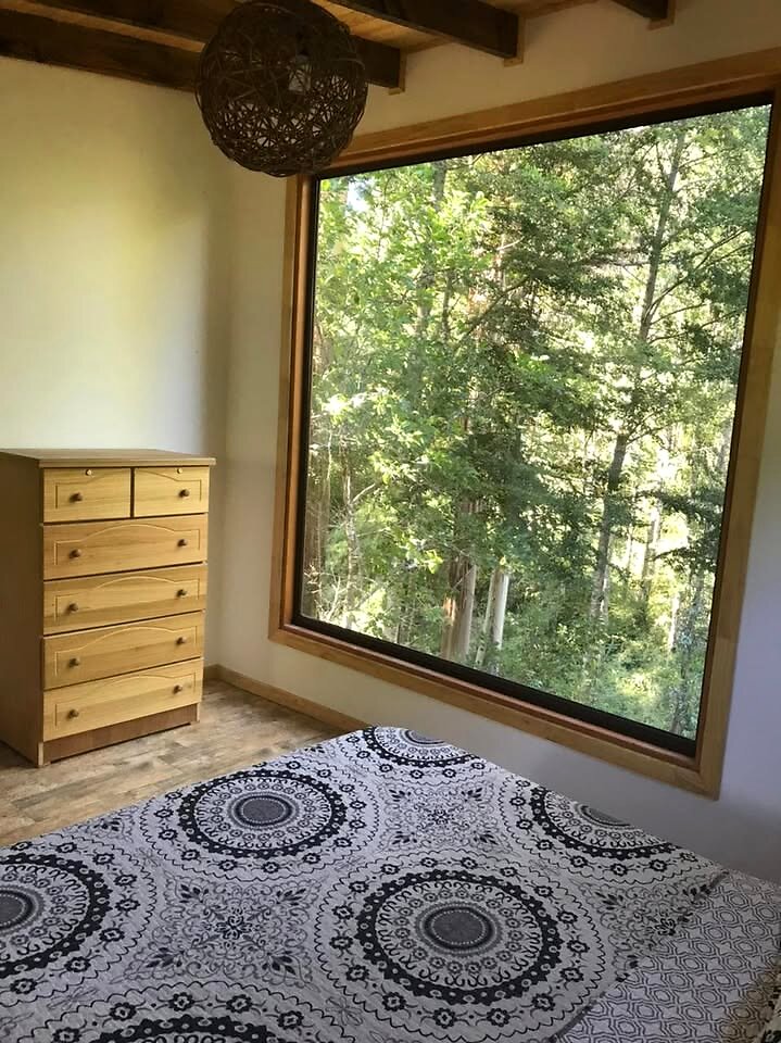 Venta de cómoda y acogedora casa en parcela - 06 casa domo geodesico pucon dormitorio 1
