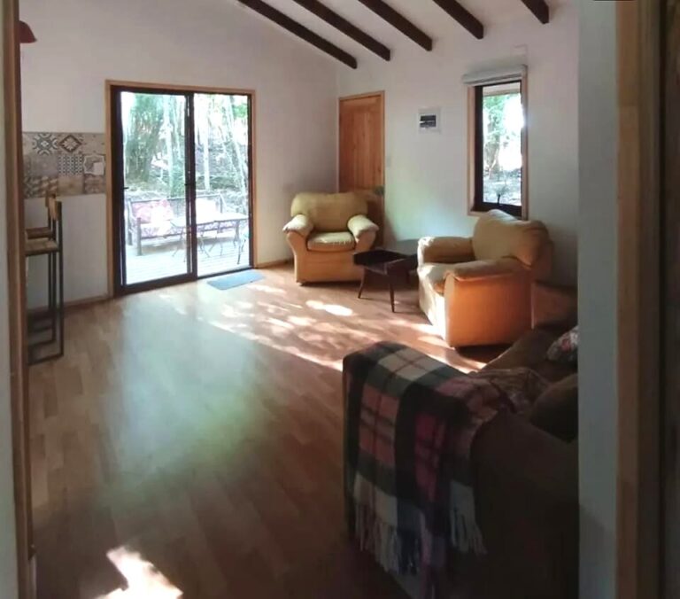 Tres casas en venta en Caburgua — Parcela de 5.000 m² - 09 casas caburgua lago living 2