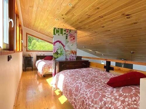 Casa 2 habitaciones 2 baños - 20 casa cabana pucon vintage altillo dormitorio 3
