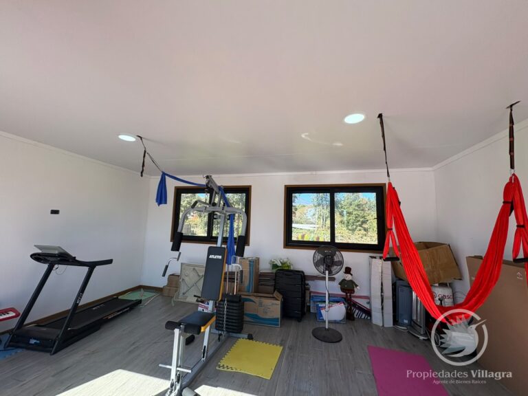 Casa Pucón, condominio Los Riscos (vista Volcán y lago) - Casa pucon los riscos vista volcan lago 13 gimnasio sala multiuso
