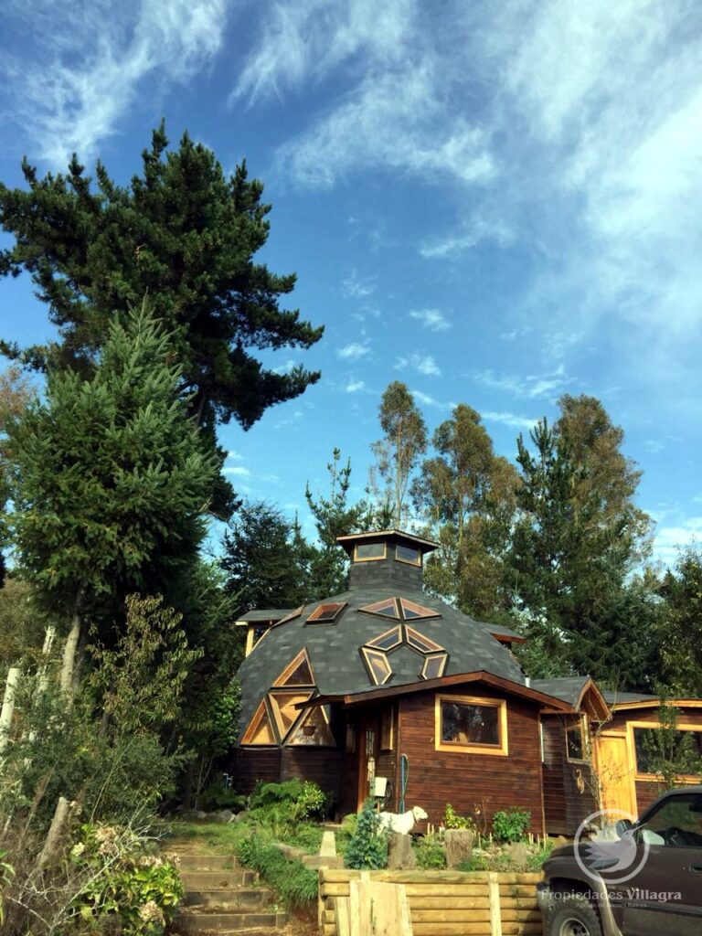 Venta de cómoda y acogedora casa en parcela - Casa pucon parcela 01 fachada vista panoramica