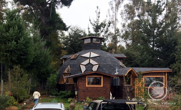 Venta de cómoda y acogedora casa en parcela - Casa pucon parcela 03 domo exterior acceso